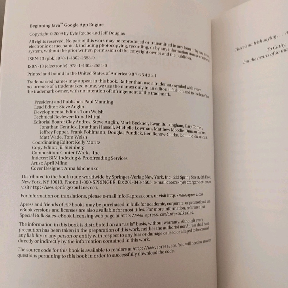 Beginning Java Google App Engine by Kyle Roche (English) Paperback Book - Picture 7 of 8